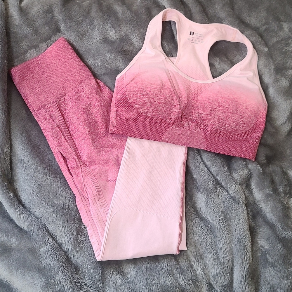 Pink Ombre Legging Set